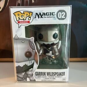 Funko Magic: The Gathering 02 Garruk Wildspeaker Figure - Silver and Black